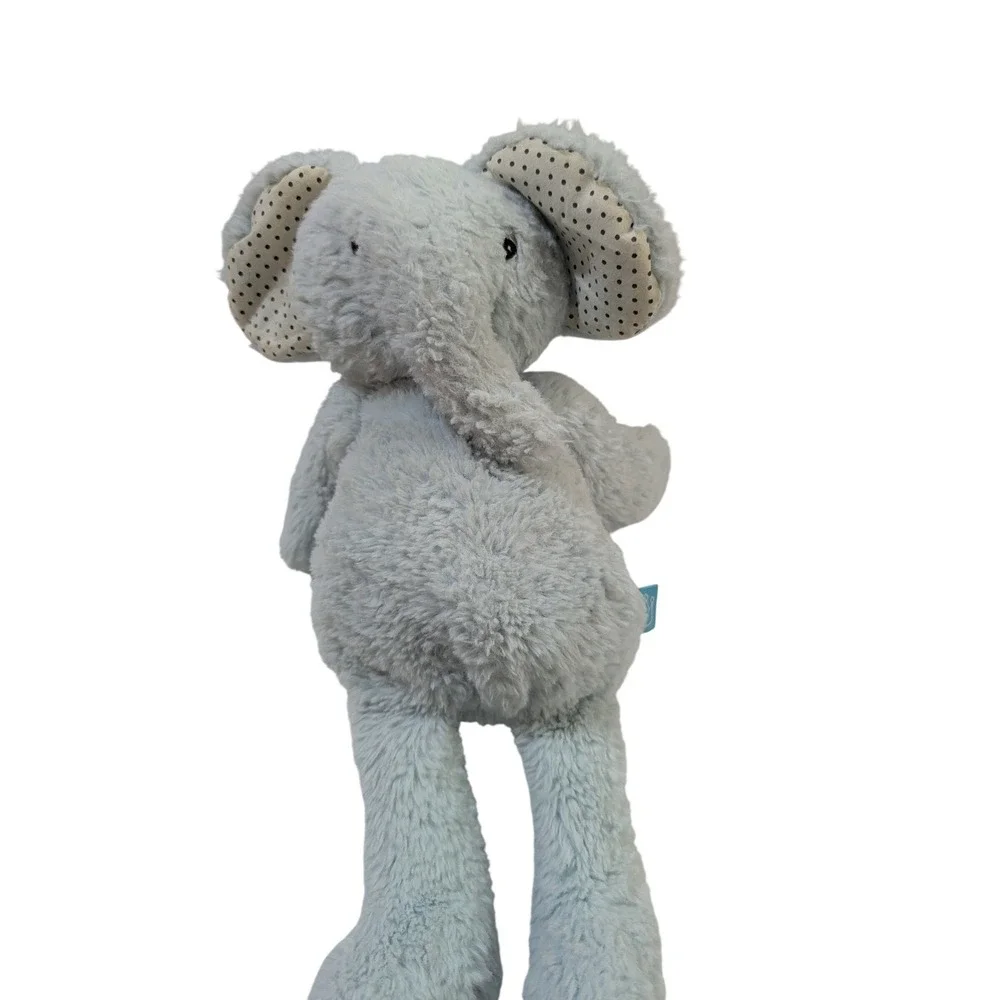 Manhattan‎ Toy Company Blue Elephant Plush Polka Dot Ears Stuffed Animal 336050